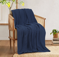 Waffles Terry Cotton Thermal Blanket