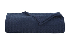 Waffles Terry Cotton Thermal Blanket