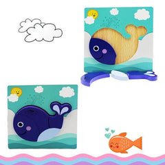 Wooden Block Puzzle- Animal - waseeh.com