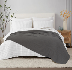 Waffles Terry Cotton Thermal Blanket