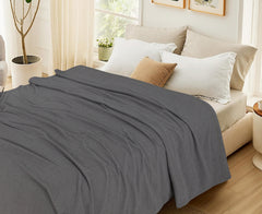 Waffles Terry Cotton Thermal Blanket