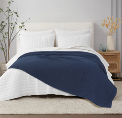 Waffles Terry Cotton Thermal Blanket