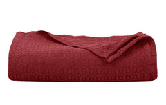 Waffles Terry Cotton Thermal Blanket