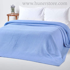 Summer Cotton Blanket Blue
