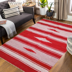 Bohemian Kilim - 4 ft' x 6 ft' (Vol 4)