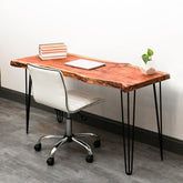 Live Edge Study Hairpin Table