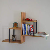 Upended Living Lounge Drawing Room Floating Shelve Decor - waseeh.com