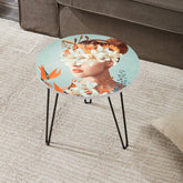 Roman Azalea Living Lounge Center Side Hairpin Table - waseeh.com