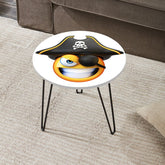 Character Emojis Living Lounge Center Side Hairpin Table - waseeh.com
