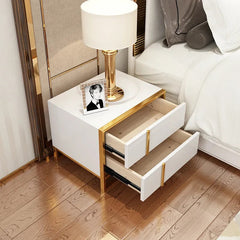 Skein Bedroom Lamp Organizer Storage Drawer Side Table - waseeh.com