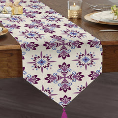 Fancy Flower Dining Lounge Drawing Room Table Decor Runner - waseeh.com