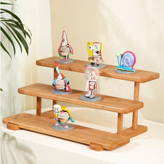 Kake Wooden Desktop Cup Perfume cosmetics multi-layer Storage Rack