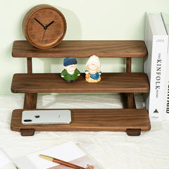 Kake Wooden Desktop Cup Perfume cosmetics multi-layer Storage Rack