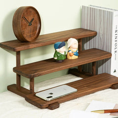 Kake Wooden Desktop Cup Perfume cosmetics multi-layer Storage Rack