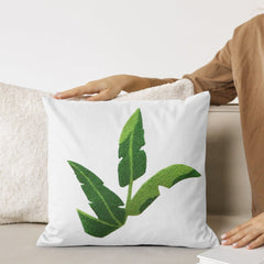 Green Leave  Cushion Cover Pack of 2