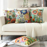 JOTOM Floral Cushion Covers Pack Of 4