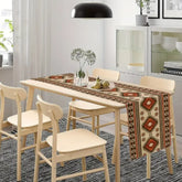 DOKRIY Ethnic Tribal Aztec Table Runner