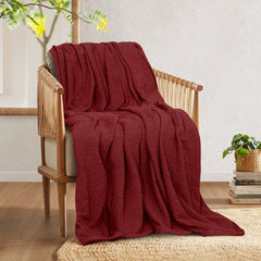 Waffles Terry Cotton Thermal Blanket