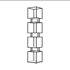 Cubic Tower Bookcase Organizer Rack Decor - waseeh.com
