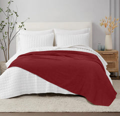 Waffles Terry Cotton Thermal Blanket