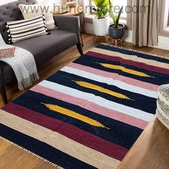 Bohemian Kilim - 4 ft' x 6 ft'