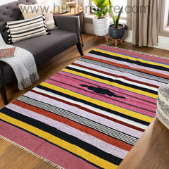 Bohemian Kilim - 4 ft' x 6 ft'