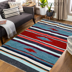 Bohemian Kilim - 4 ft' x 6 ft'