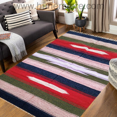 Bohemian Kilim - 4 ft' x 6 ft'