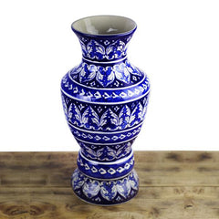 Royal & Navy Blue- Blue Pottery Vase