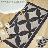 Geometric Floral Rug - 2' x 3' III