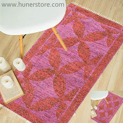 Geometric Floral Rug - 2' x 3' III