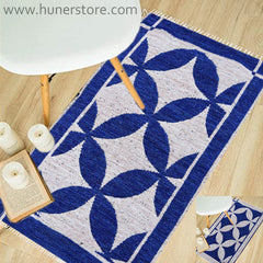 Geometric Floral Rug - 2' x 3' III