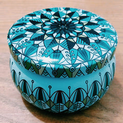 Turquoise Lavender candle