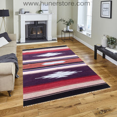 Bohemian Kilim - 4 ft' x 6 ft' (Vol 1)