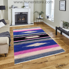 Bohemian Kilim - 4 ft' x 6 ft' (Vol 2)