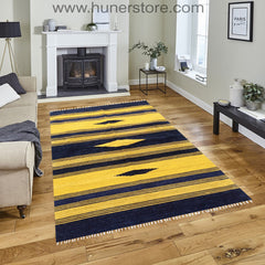 Bohemian Kilim - 4 ft' x 6 ft' (Vol 2)