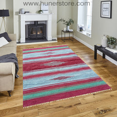 Bohemian Kilim - 4 ft' x 6 ft' (Vol 2)