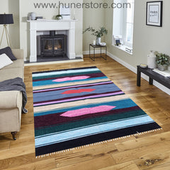 Bohemian Kilim - 4 ft' x 6 ft' (Vol 2)