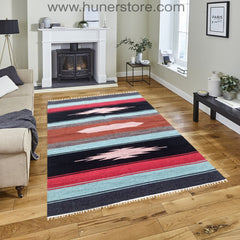 Bohemian Kilim - 4 ft' x 6 ft' (Vol 3)