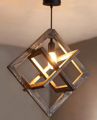 Wooden hanging Lampshade