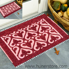 Betel Hand Woven - Woolen Foot mat - 1.5 ft x 2 ft