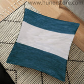 Blue & White Strips cushion covers