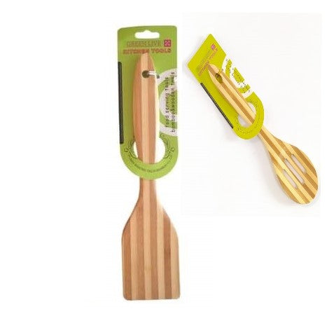 Green Live Bamboo Spatula (2 pcs) - waseeh.com