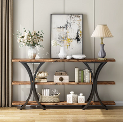 Vitrine Lounge Living Room Console Organizer Table - waseeh.com