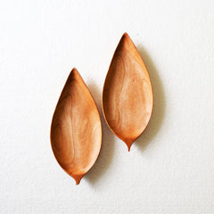 Wooden Leaf Shape Tray