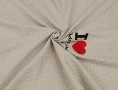 I♡Mama Baba Baby Waffle Blanket