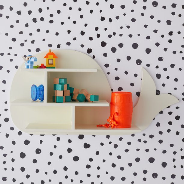 Floating Whale Wall Shelf - waseeh.com