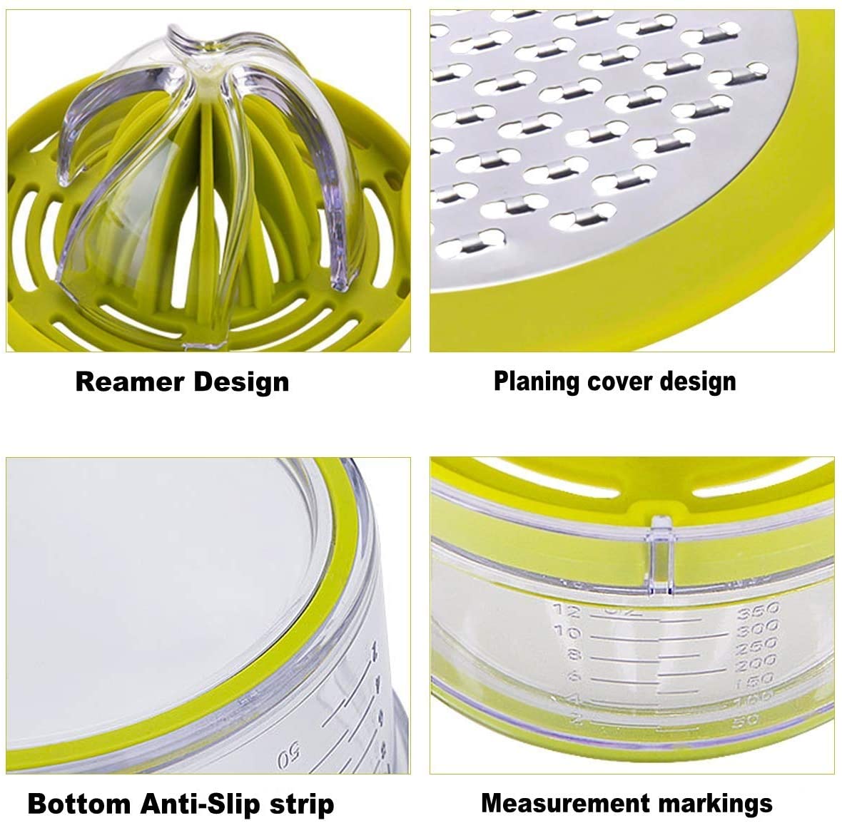 Grater Slice Extraction with Built-in Measuring Cup - waseeh.com
