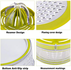 Grater Slice Extraction with Built-in Measuring Cup - waseeh.com