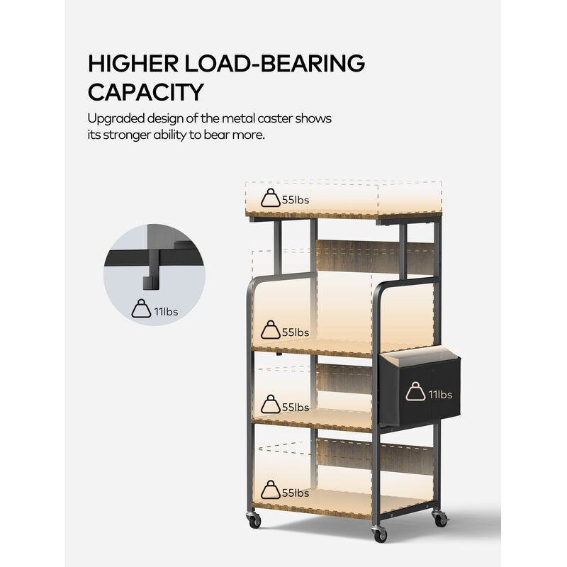Federico Kitchen Moving Trolley Rack - waseeh.com